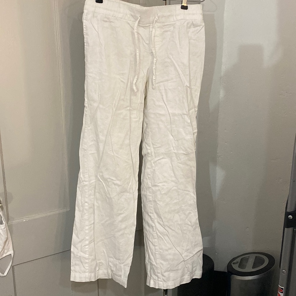 XS Old Navy White Beach Pants